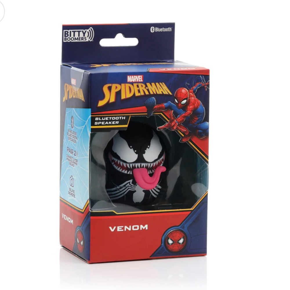 NIB Bitty Boomers Venom from Spider-Man Bluetooth Speaker